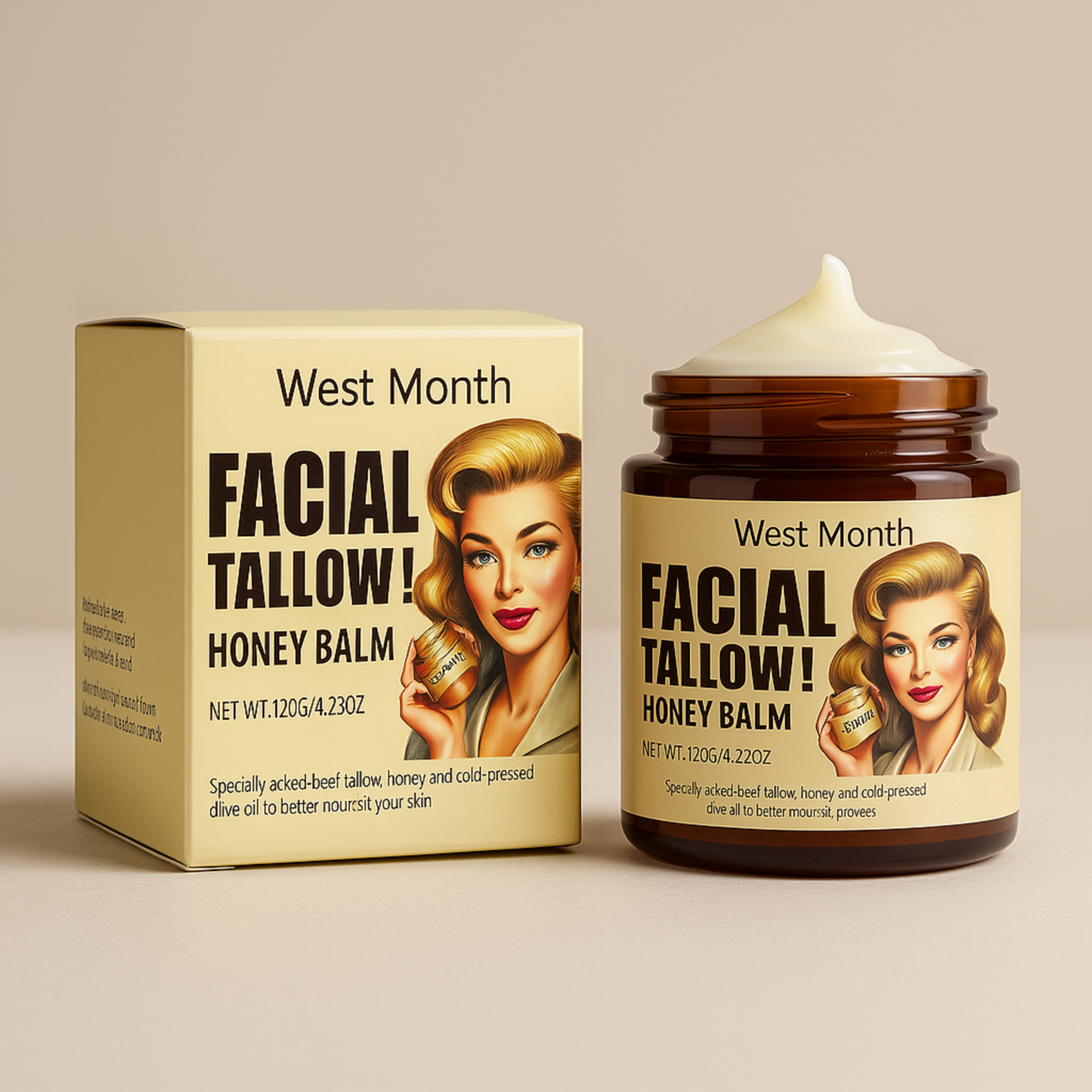 Golden Glow Facial Tallow & Honey Balm